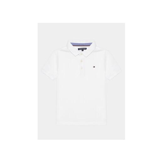Tommy Hilfiger Polo KB0KB03975 Biały Regular Fit ze sklepu MODIVO w kategorii T-shirty chłopięce - zdjęcie 170493520