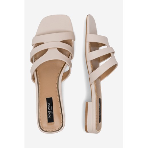 Klapki damskie Nine West bez zapięcia płaskie 