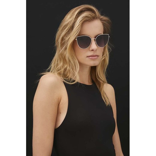 Answear Lab okulary przeciwsłoneczne damskie kolor czarny ze sklepu ANSWEAR.com w kategorii Okulary przeciwsłoneczne damskie - zdjęcie 170494910