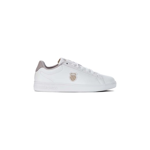 K-Swiss sneakersy skórzane COURT SHIELD kolor biały 96599.181.M ze sklepu ANSWEAR.com w kategorii Trampki damskie - zdjęcie 170501181