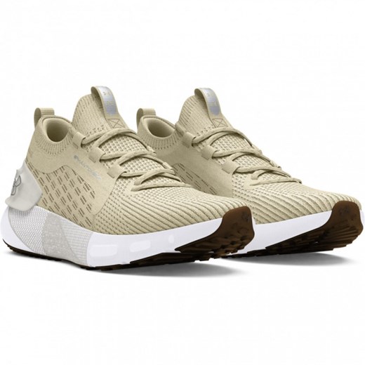 Męskie buty do biegania Under Armour UA HOVR Phantom 3 SE - beżowe ze sklepu Sportstylestory.com w kategorii Buty sportowe męskie - zdjęcie 170502452