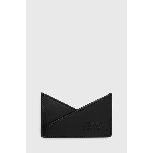 MM6 Maison Margiela etui na karty skórzane Japanese 6 slg kolor czarny SA6UI0014 ze sklepu PRM w kategorii Etui - zdjęcie 170503340