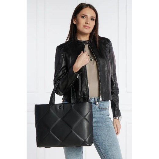 Shopper bag Calvin Klein ze skóry ekologicznej
