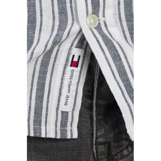 Tommy Jeans Koszula | Regular Fit | z dodatkiem lnu Tommy Jeans M okazja Gomez Fashion Store