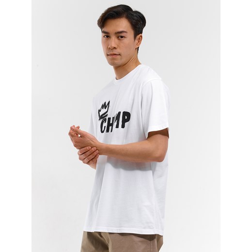 T-shirt męski Gate w stylu młodzieżowym bawełniany 