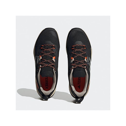 Adidas buty trekkingowe męskie czarne sznurowane sportowe tkaninowe 