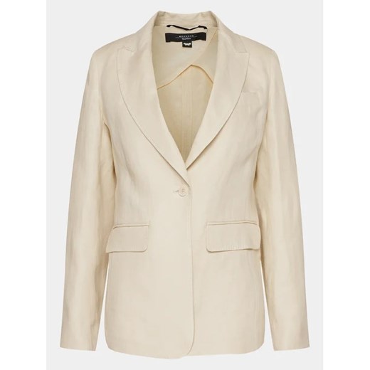 Weekend Max Mara Marynarka Nalut 2415041032 Beżowy Regular Fit 42 MODIVO