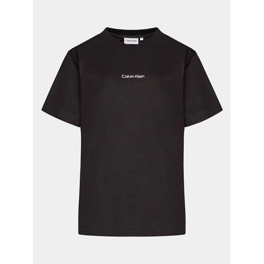 Calvin Klein Curve T-Shirt Inclusive Micro Logo K20K203712 Czarny Regular Fit 3XL MODIVO wyprzedaż