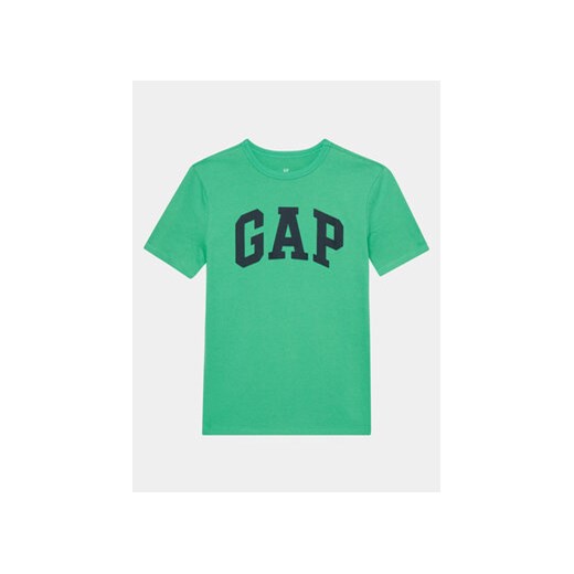 Gap T-Shirt 885814-02 Zielony Regular Fit ze sklepu MODIVO w kategorii T-shirty chłopięce - zdjęcie 170506984