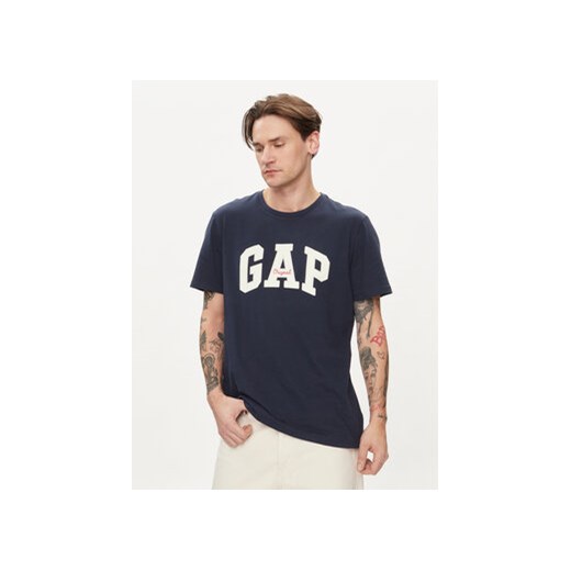 Gap T-Shirt 471777-09 Granatowy Regular Fit ze sklepu MODIVO w kategorii T-shirty męskie - zdjęcie 170507324