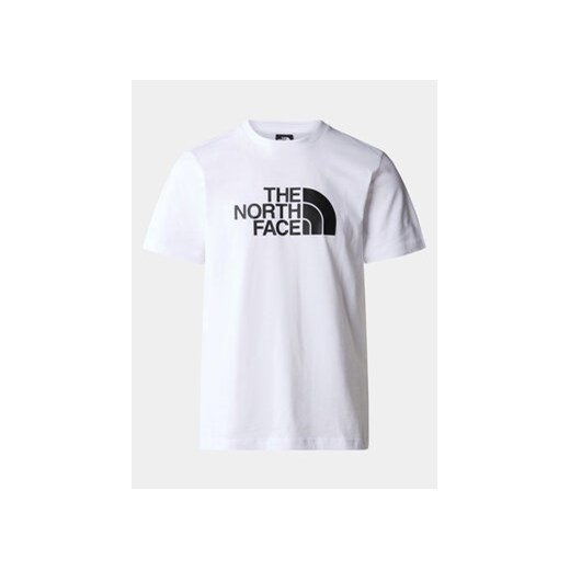 T-shirt męski The North Face biały wiosenny z krótkim rękawem
