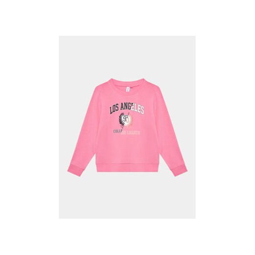 Vero Moda Girl Bluza 10291208 Różowy Regular Fit ze sklepu MODIVO w kategorii Bluzy dziewczęce - zdjęcie 170507694
