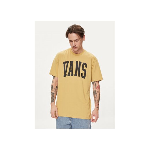 Vans T-Shirt Vans Arched Ss Tee VN000G47 Brązowy Regular Fit ze sklepu MODIVO w kategorii T-shirty męskie - zdjęcie 170507761
