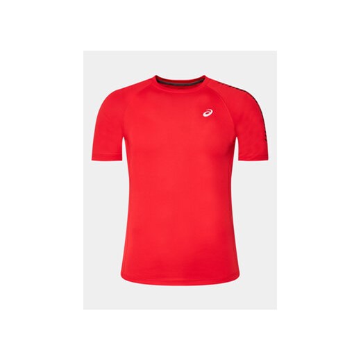 Asics Koszulka techniczna Icon Ss 2011B055 Czerwony Regular Fit ze sklepu MODIVO w kategorii T-shirty męskie - zdjęcie 170507920