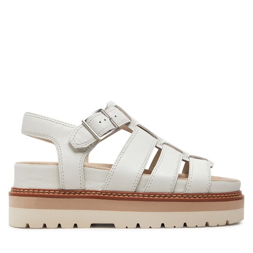 Sandały Clarks Orianna Twist 26176318 Off White Lea ze sklepu eobuwie.pl w kategorii Sandały damskie - zdjęcie 170508753