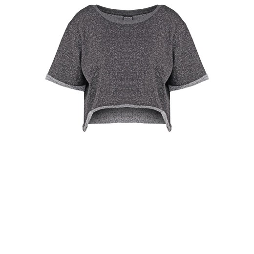 Urban Classics Bluza black/grey zalando  abstrakcyjne wzory