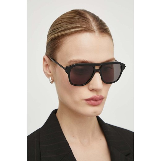 AllSaints okulary przeciwsłoneczne damskie kolor czarny ALS500400154 ze sklepu ANSWEAR.com w kategorii Okulary przeciwsłoneczne damskie - zdjęcie 170510214