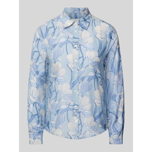 Bluzka koszulowa o kroju regular fit ze wzorem na całej powierzchni model ‘MAGNOLIA’ ze sklepu Peek&Cloppenburg  w kategorii Koszule damskie - zdjęcie 170511913