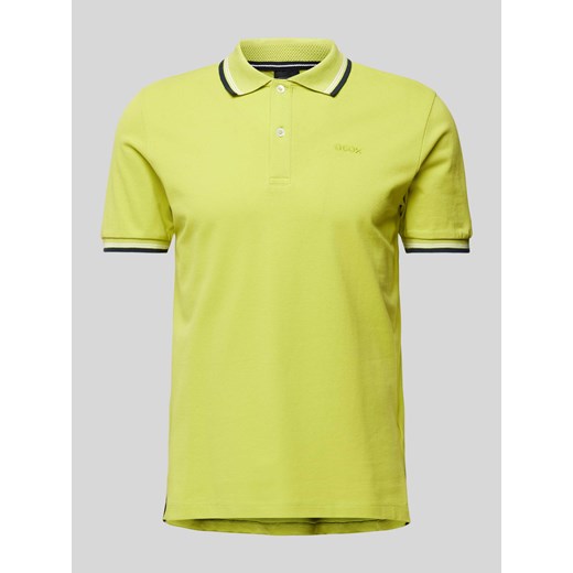 Koszulka polo o kroju slim fit z paskami w kontrastowym kolorze Geox L Peek&Cloppenburg 