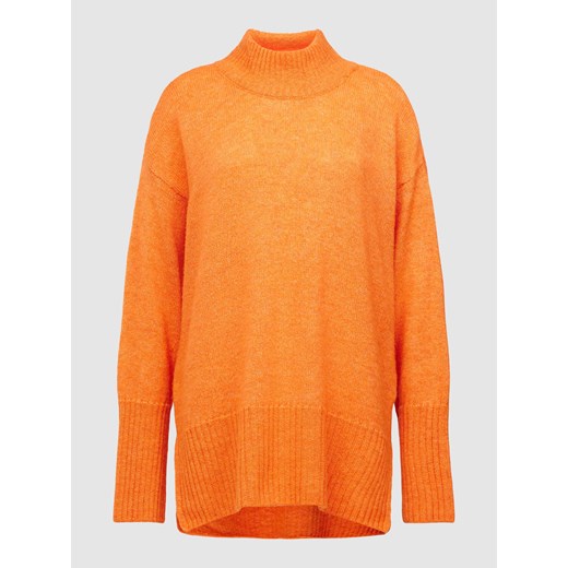 Sweter z wywijanym kołnierzem o kroju oversized z dodatkiem wełny L wyprzedaż Peek&Cloppenburg