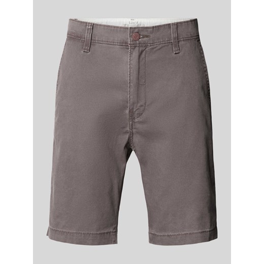 Szorty chinosy o kroju standard fit z wpuszczanymi kieszeniami ze sklepu Peek&Cloppenburg  w kategorii Spodenki męskie - zdjęcie 170512400