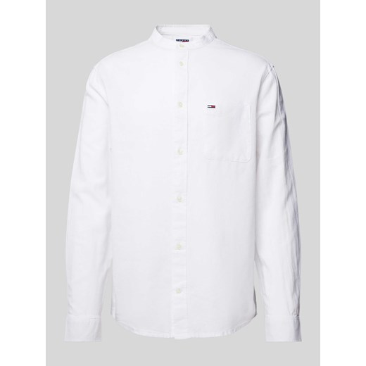 Koszula casualowa o kroju regular fit ze stójką ze sklepu Peek&Cloppenburg  w kategorii Koszule męskie - zdjęcie 170512413