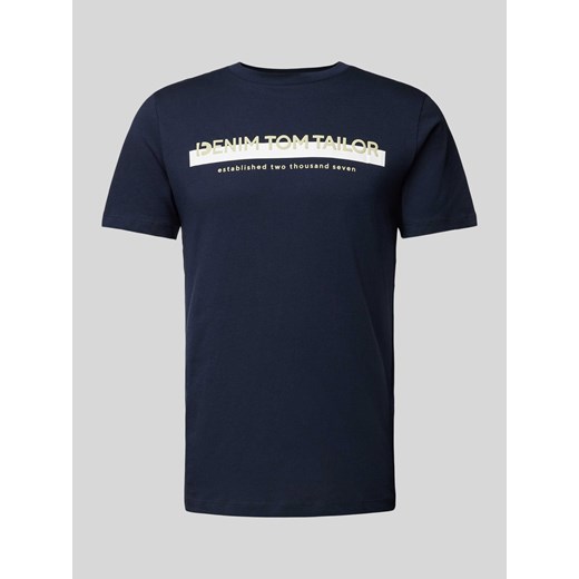 T-shirt z nadrukiem z logo ze sklepu Peek&Cloppenburg  w kategorii T-shirty męskie - zdjęcie 170512604