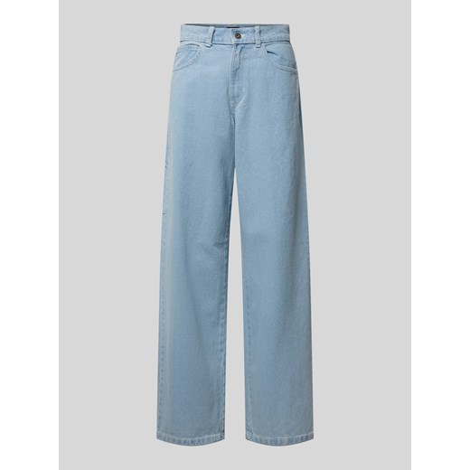 Jeansy o kroju baggy fit z czystej bawełny ze sklepu Peek&Cloppenburg  w kategorii Jeansy damskie - zdjęcie 170512862