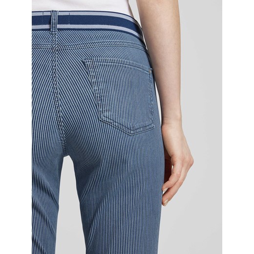 Jeansy o kroju slim fit ze wzorem w paski model ‘Ornella sporty’ 46 Peek&Cloppenburg 
