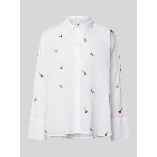 Bluza z wyhaftowanym motywem model ‘NEW LINA GRACE’ ze sklepu Peek&Cloppenburg  w kategorii Koszule damskie - zdjęcie 170512944