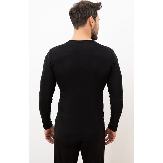 Czarny podkoszulek z długim rękawem Paco, Kolor czarny, Rozmiar L, Italian Fashion ze sklepu Primodo w kategorii T-shirty męskie - zdjęcie 170514111