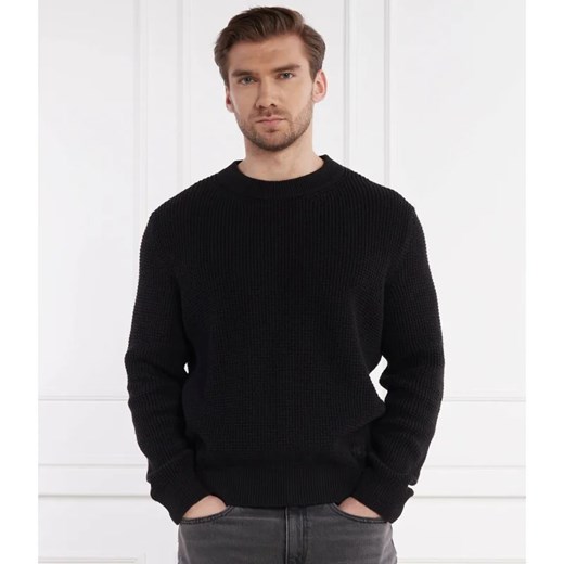 HUGO Sweter Saui | Loose fit ze sklepu Gomez Fashion Store w kategorii Swetry męskie - zdjęcie 170515093