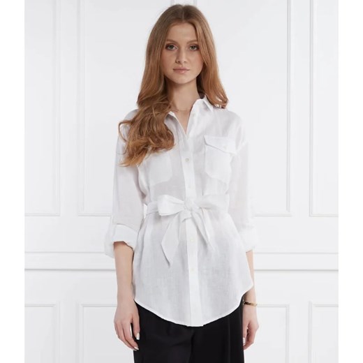 LAUREN RALPH LAUREN Lniana koszula | Regular Fit ze sklepu Gomez Fashion Store w kategorii Koszule damskie - zdjęcie 170515160