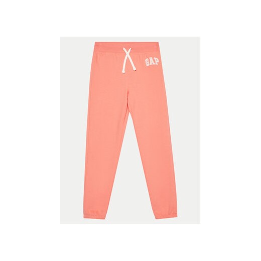 Gap Spodnie dresowe 885882-00 Różowy Relaxed Fit ze sklepu MODIVO w kategorii Spodnie dziewczęce - zdjęcie 170515783