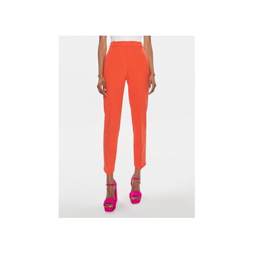 Pinko Spodnie materiałowe Bello 100155 A1L4 Pomarańczowy Regular Fit ze sklepu MODIVO w kategorii Spodnie damskie - zdjęcie 170515792