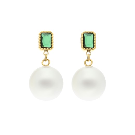 Kolczyki wiszące z perłą i kryształkiem L'AF ze sklepu Eye For Fashion w kategorii Kolczyki - zdjęcie 170517011