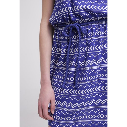 TWINTIP Sukienka z dżerseju blue/off white zalando  krótkie