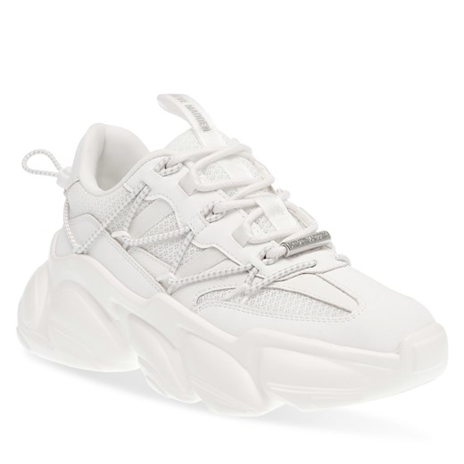 Buty sportowe damskie białe Steve Madden sneakersy sznurowane na wiosnę 