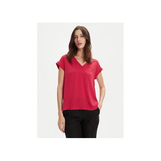 Marella T-Shirt Pialla 2413111094 Różowy Regular Fit ze sklepu MODIVO w kategorii Bluzki damskie - zdjęcie 170518693