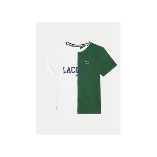 Lacoste T-Shirt TJ7454 Biały Regular Fit ze sklepu MODIVO w kategorii T-shirty chłopięce - zdjęcie 170518704