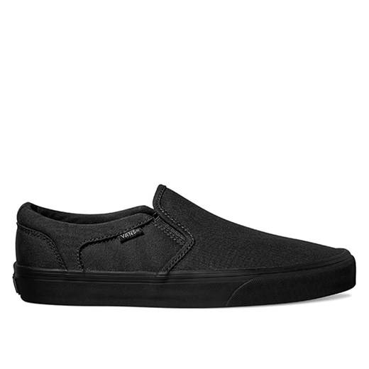 Vans MN Asher (CANVAS) Męskie Czarne (VN000SEQ186) ze sklepu Worldbox w kategorii Trampki męskie - zdjęcie 170519501