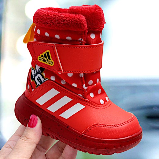 adidas Winterplay Minnie I Czerwone (IG7191) ze sklepu Worldbox w kategorii Buty zimowe dziecięce - zdjęcie 170520122