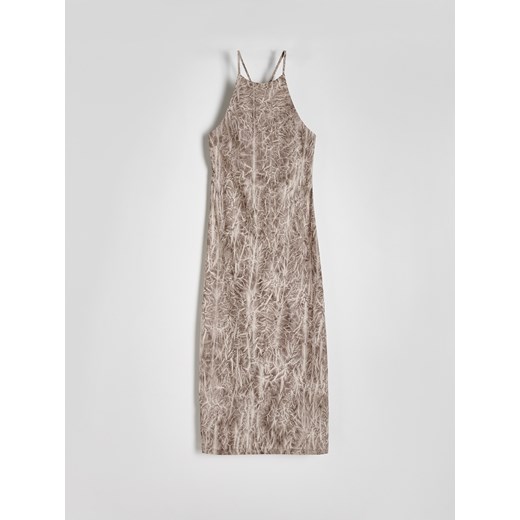 Reserved - Sukienka tie dye - beżowy Reserved XS Reserved