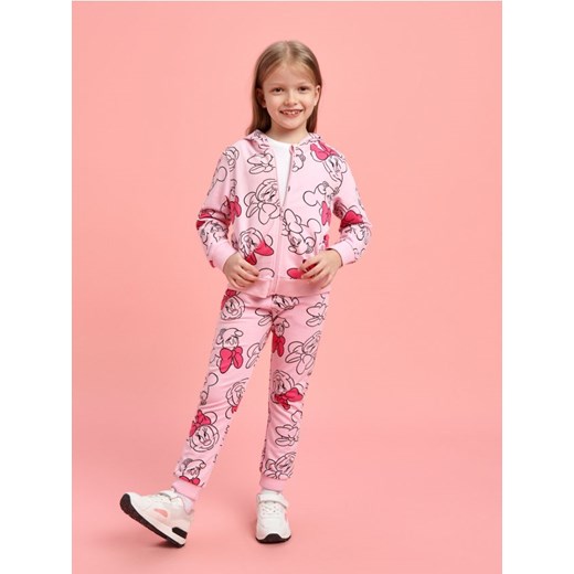 Sinsay - Spodnie dresowe Myszka Minnie - różowy ze sklepu Sinsay w kategorii Spodnie dziewczęce - zdjęcie 170522712