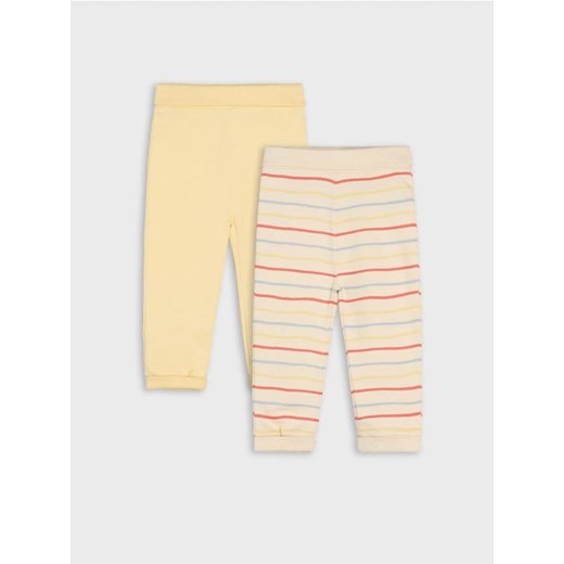 Sinsay - Spodnie dresowe 2 pack - żółty ze sklepu Sinsay w kategorii Spodnie i półśpiochy - zdjęcie 170522750