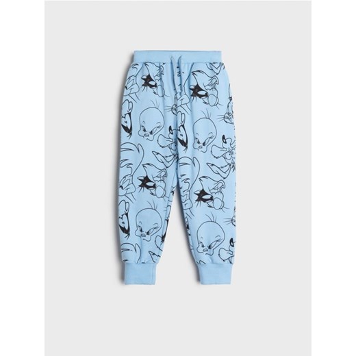 Sinsay - Spodnie dresowe jogger Looney Tunes - niebieski ze sklepu Sinsay w kategorii Spodnie chłopięce - zdjęcie 170522782