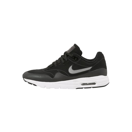 Nike Sportswear AIR MAX 1 ULTRA MOIRE Tenisówki i Trampki black/metallic silver/white zalando  okrągłe