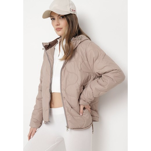 Kurtka damska Born2be krótka z kapturem 