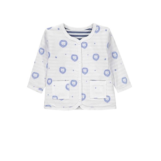 Bluzka dwustronna rozpinana chłopięca, niebiesko-biała, Bellybutton ze sklepu 5.10.15 w kategorii Kaftaniki i bluzki - zdjęcie 170524230