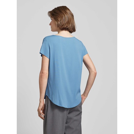 T-shirt z zaokrąglonym dołem model ‘BELLA’ Vero Moda S Peek&Cloppenburg 